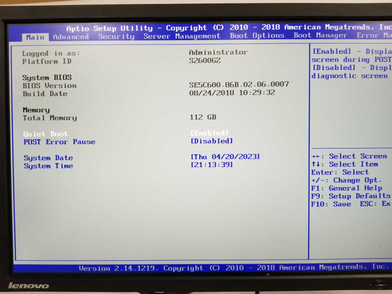 Veritas SYM5000, 2x Xeon E5-2620 2GHz, 112GB RAM, 12x 3.5\\" Bays, 2x PSU _