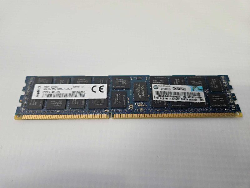 1x 16GB PC3-12800R Server Ram DDR3 Assorted Manufactures(Samsung,HP,Kingston) Q)