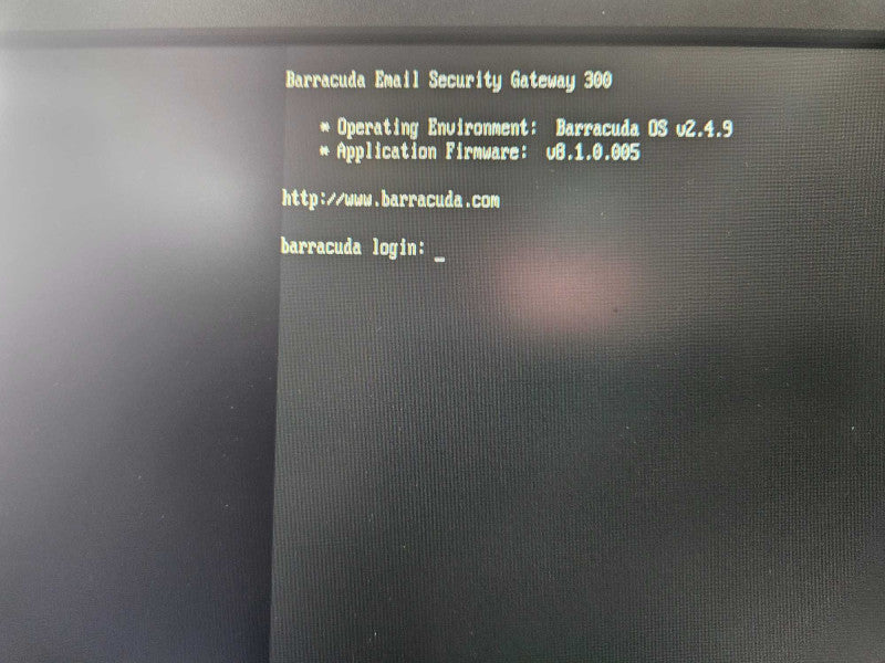 Barracuda Networks BSF300A Email Security Gateway 300 Firewall )