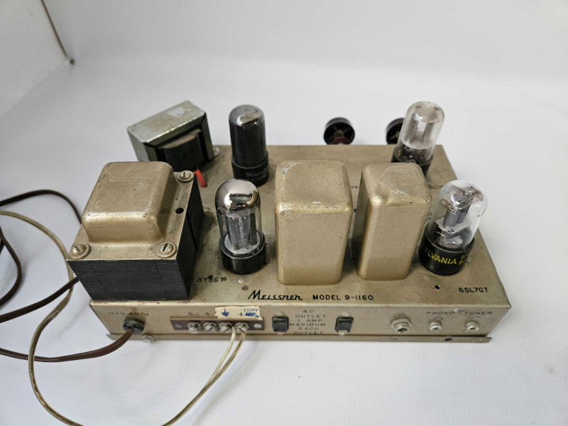 VINTAGE Melssrer Model 9-1160 Tube Amplifier AS-IS )