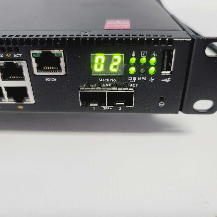 Dell N2048P PoE Ethernet Switch L2 Stacking 48x 10/100/1000Mb 2x 10GbE SFP+ =