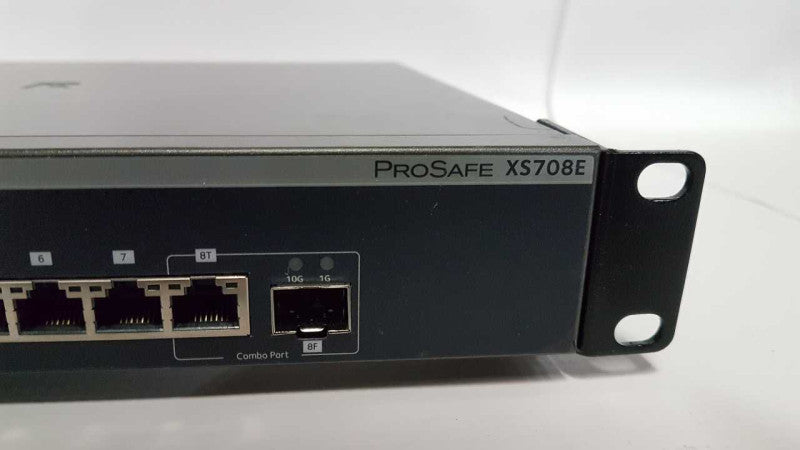 Netgear Prosafe+ 10Gb switch 8x port - XS708E - Fact reset #