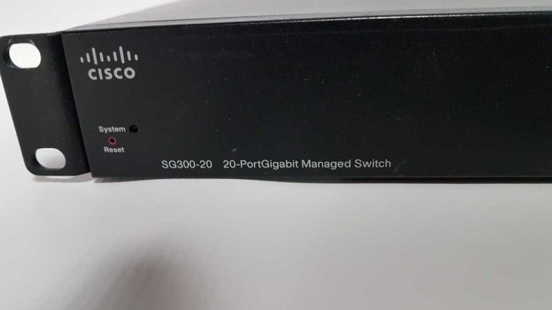 cisco SG300-20 20x port gigabit managed switch small business - fact reset #