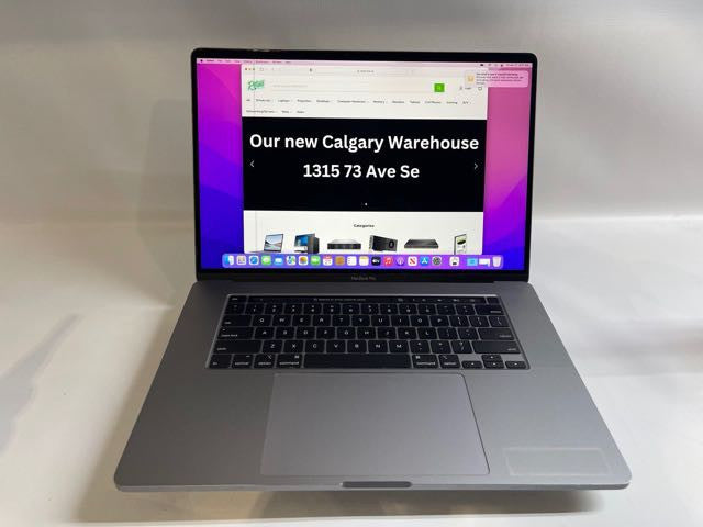 2019 MacBook Pro 16-inch i7-9750H CPU 16GB RAM, 500GB STORAGE READ DES.