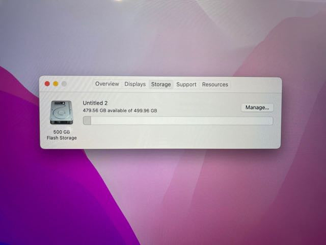 2019 MacBook Pro 16-inch i7-9750H CPU 16GB RAM, 500GB STORAGE READ DES.