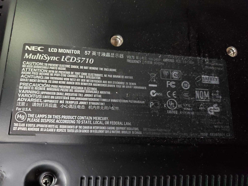 NEC Multisync LCD5710 [57\\" TV] Q(