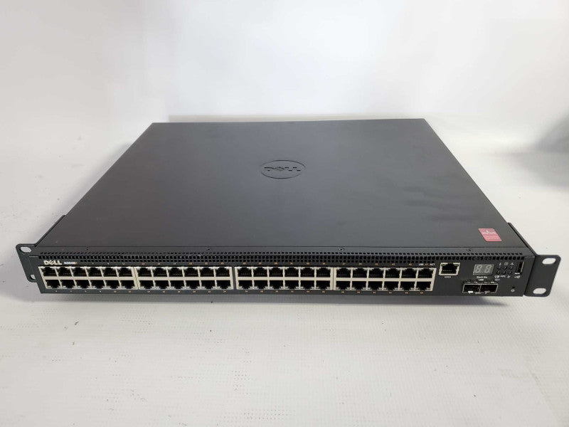 Dell N2048P PoE Ethernet Switch L2 Stacking 48x 10/100/1000Mb 2x 10GbE SFP+ (