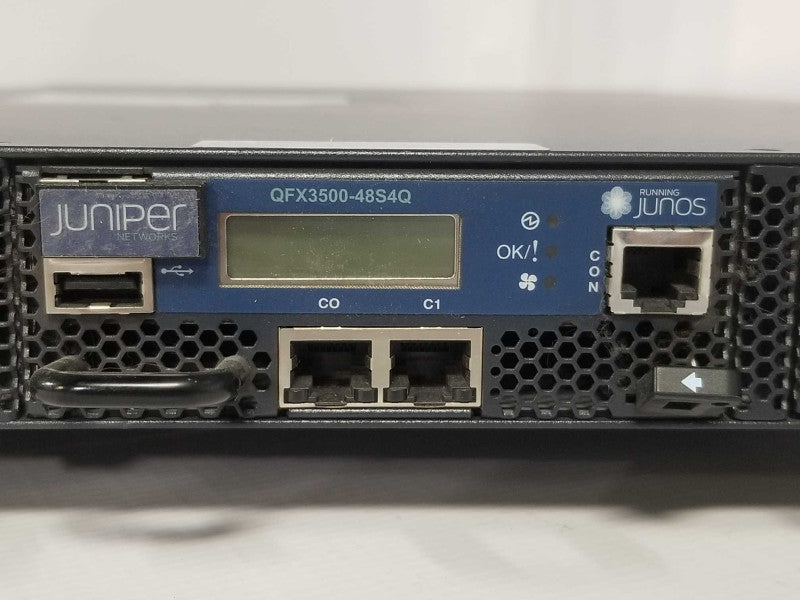 Juniper QFX3500 48x 10G SFP+ 4x 40G QSFP Network Switch QFX3500-48S4Q-E Read Q_