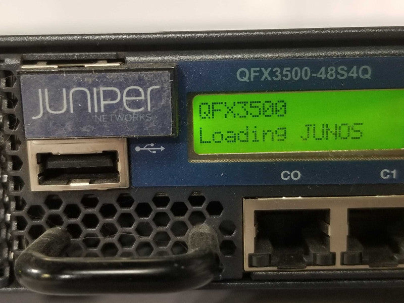 Juniper QFX3500 48x 10G SFP+ 4x 40G QSFP Network Switch QFX3500-48S4Q-E Read Q_