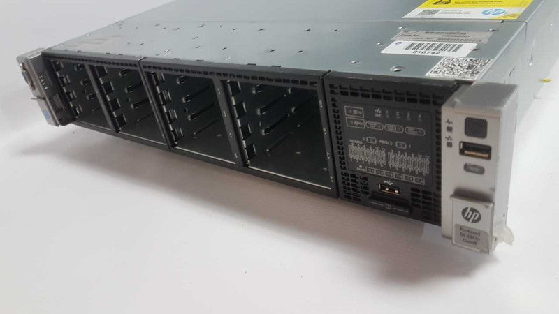 HP Proliant DL380p Gen8 2x Xeon E5-2609 @ 2.40ghz / 64gb ram / P420 Raid Ctrl #