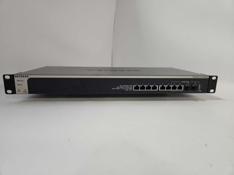 Netgear ProSAFE 8 Port 10G Smart Managed Switch XS708T-100NES )