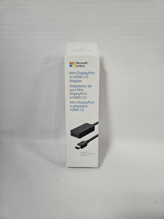 Microsoft EJU-00001 Surface Mini Display Port to HDMI 2.0 Adapter Q)