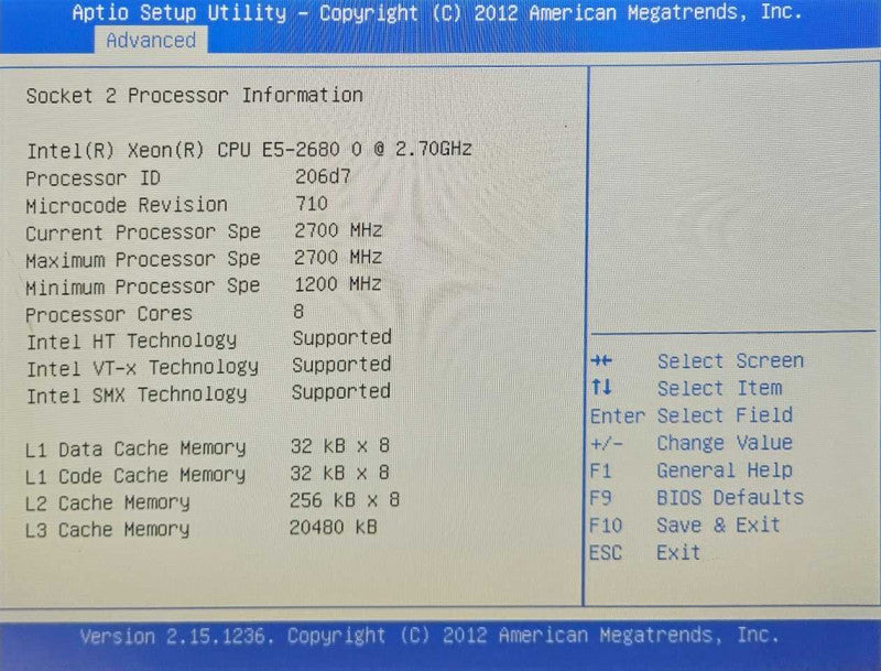 Cisco UCS C240 M3S 2U SERVER 2x Xeon E5-2680 0 @2.70GHz 96GB Ram 2x 1200 PSU )