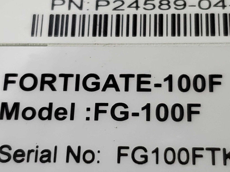 Fortinet FortiGate FG-100F Network Security Firewall 22xGE port Switch MGD ~