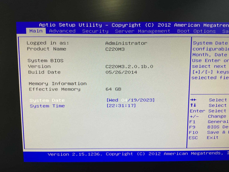 Cisco UCS C220 M3 with 2x Xeon E5-2630 v2 CPU 64GB RAM  -