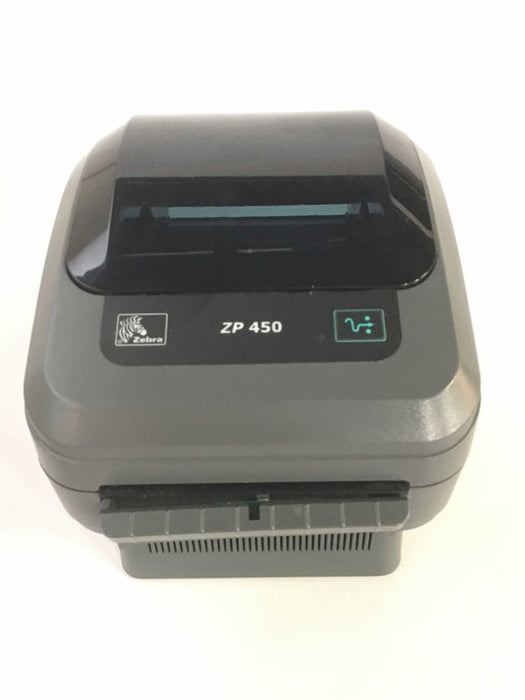 Zebra ZP450 thermal label printer AS-IS Q~