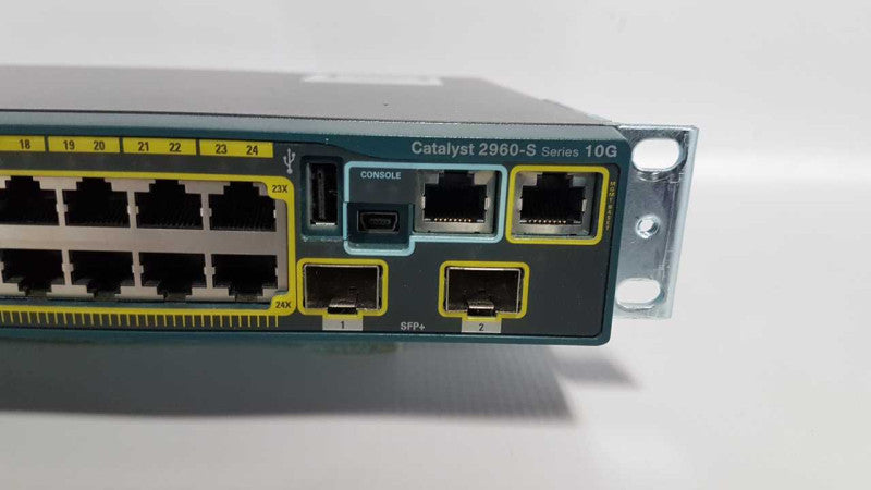 Cisco WS-C2960S-24TD-L Managed SFP+ Series 10G - factory reset #