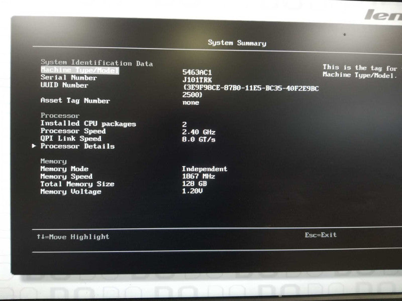 Lenovo x3550M5, 2x Xeon E5-2630v3 2.4ghz 128GB DDR4 M5210 2x PSU 2.5 _