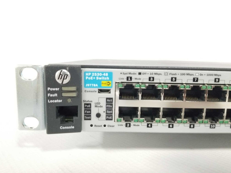 HP J9778A Switch 2530-48-PoE+ 48-Port Ethernet Switch _