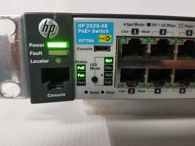 HP J9778A Switch 2530-48-PoE+ 48-Port Ethernet Switch _