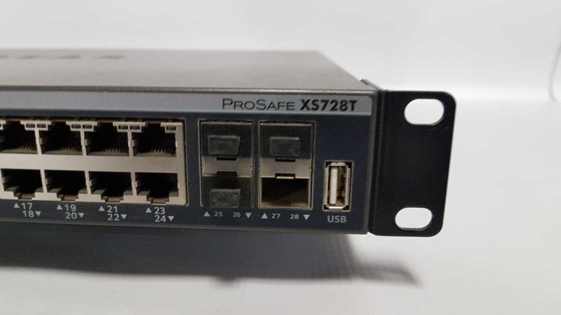 Netgear ProSafe XS728T 28-Port 10G Base-T Switch - Factory Reset #