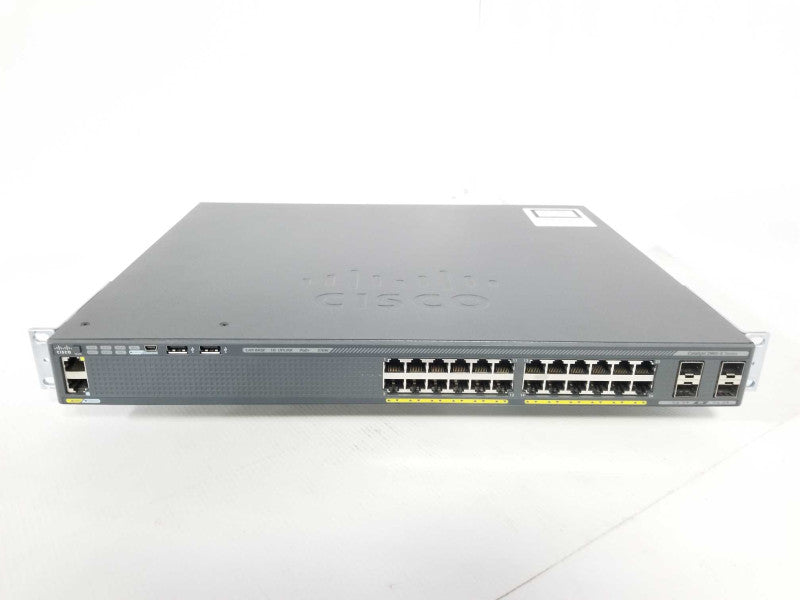 Cisco WS-C2960X-24PS-L 24-Port Gigabit PoE Managed Switch _