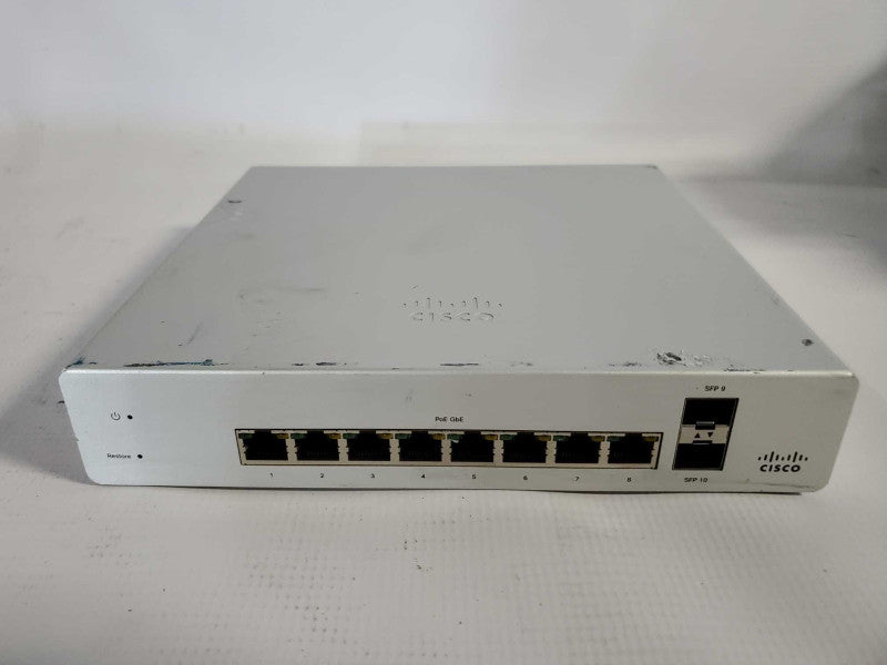Cisco Meraki MS220-8P-HW 8 Port Desktop Gigabit Ethernet Switch [Unclaimed] (