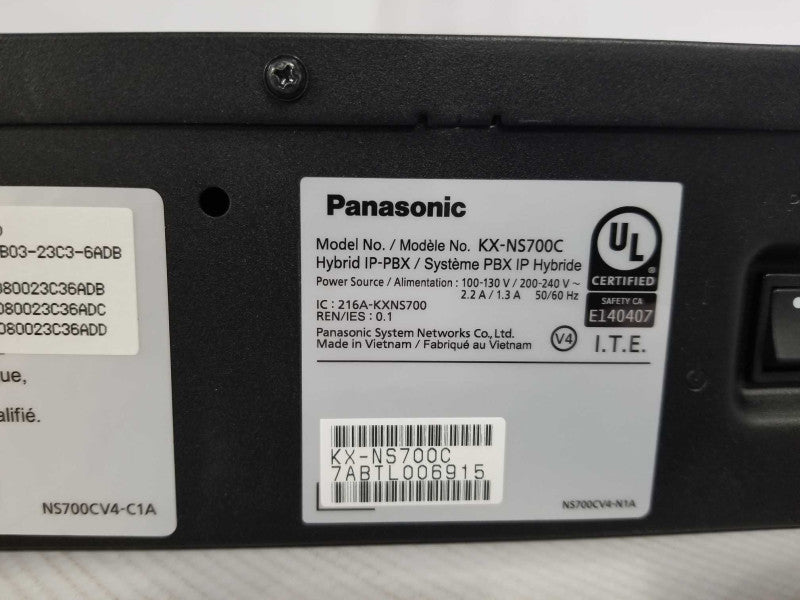 Panasonic KX-NS700C hybrid IP-PBX 2x DLC-16 & LCOT6, Read _