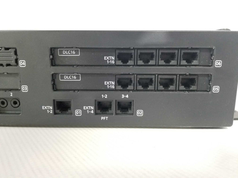 Panasonic KX-NS700C hybrid IP-PBX 2x DLC-16 & LCOT6, Read _