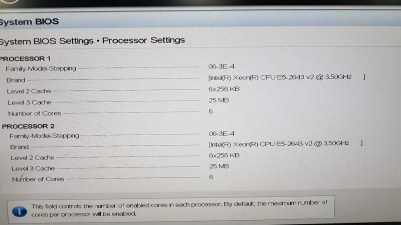Dell Poweredge R720 2x Xeon E5-2643 V2 @ 3.50ghz / 256gb ram / H710 Mini Raid #