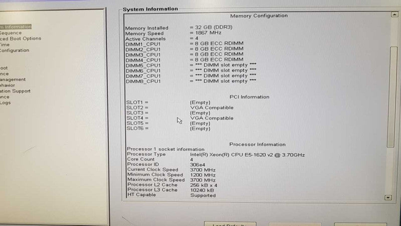 Dell Precision T3610 Xeon E5-1620 V2 @ 3.70ghz / 32gb ram / 2x Quadro K600 #