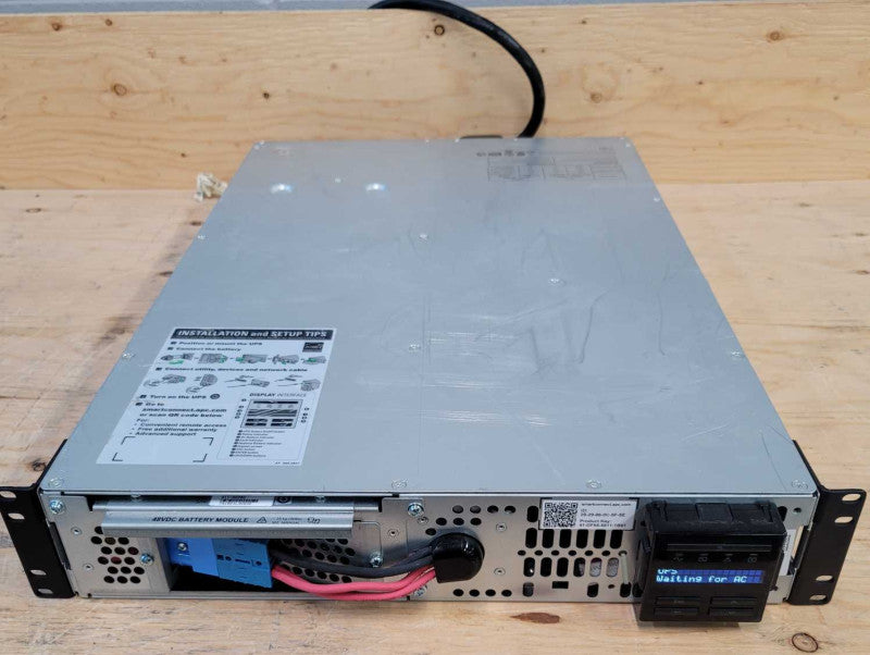 APC SMT3000RM2UC Smart-UPS 3000VA LCD RM 2U 120V With SmartConnect Q=