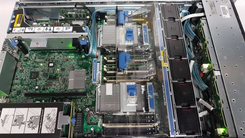 HP Proliant DL380P gen8  2x xeon E5-2609 @ 2.40ghz / 64gb ram / P420i raid  #
