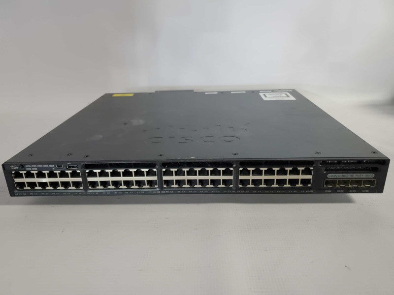 CISCO WS-C3650-48FS-L 48 PORT GIGABIT POE+ MANAGED NETWORK SWITCH 4 SFP  (