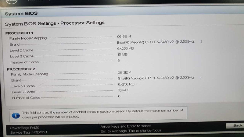 Dell Poweredge R420 2x Xeon E5-2430 V2 @ 2.50ghz / 192gb ram / H710 Mini Raid #