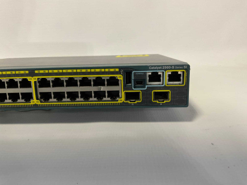 Cisco WS-C2960S-24TS-S 24 Port Managed Switch  -