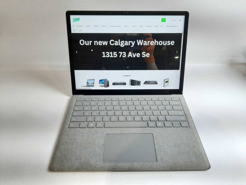 Microsoft Surface Laptop with i5-8350U CPU 8GB RAM 256GB $