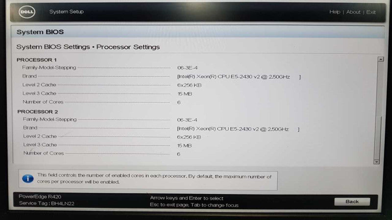 dell Poweredge R420 2x Xeon E5-2430 V2 @ 2.50ghz / 32gb ram / READ #