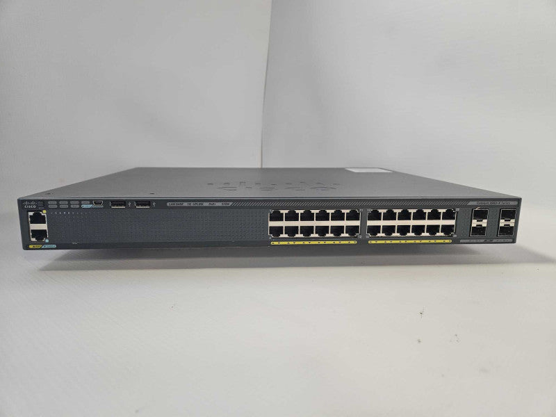 Cisco WS-C2960X-24PS-L 24-Port PoE 2960X Gigabit Network Switch )