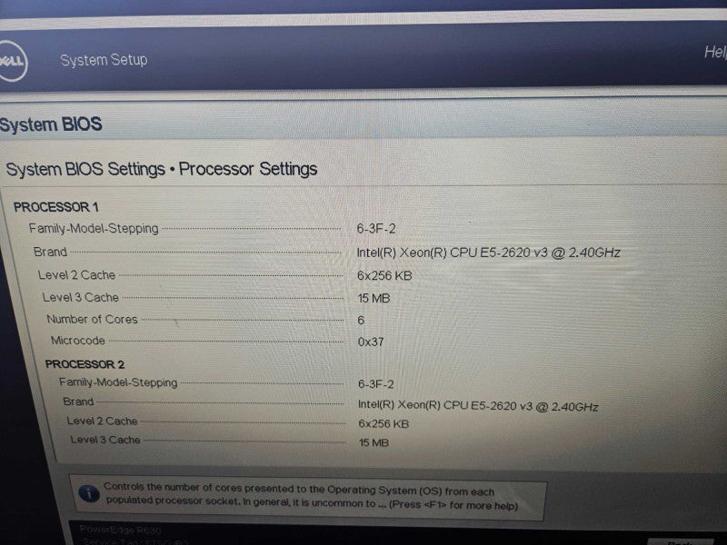 Dell PowerEdge R630 2x Xeon E5-2620 v3 @ 2.40GHz 64GB DDR4 Ram H730P Raid )