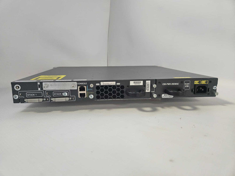 Cisco WS-C3750E-24TD-S 24 Port Gigabit Ethernet Switch Q)
