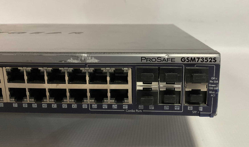 Netgear ProSafe GSM7352S Gigabit 48 port network switch  Q-
