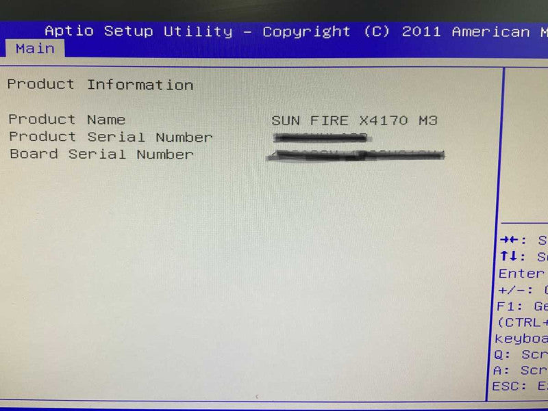 SUN Oracle X3-2 (X4170) M3 1U Server 2x Intel Xeon E5-2690@2.90GHz 256GB RAM  -