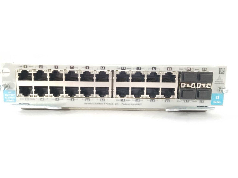 HP J9549A 20 Port Gig-T 4 Port SFP v2 zl Module _