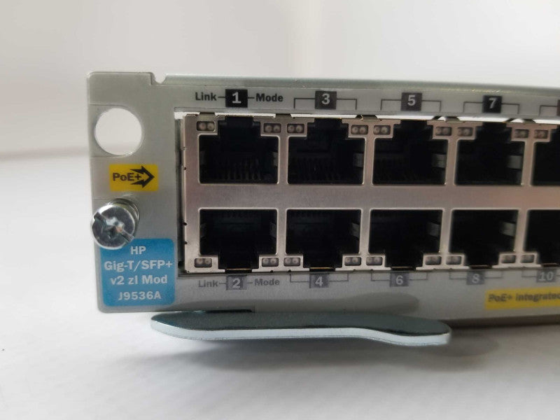 HP 20-port Gig-T PoE+ / 2-Port 10GbE SFP+ v2 zl Module J9536A _
