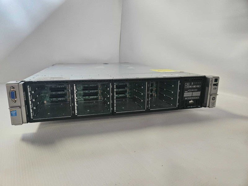 HP ProLiant DL380P Gen8 2x Xeon E5-2609 v2 @2.50GHz 32GB RAM P420i RAID 2 PSU )