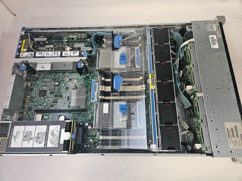 HP ProLiant DL380P Gen8 2x Xeon E5-2609 v2 @2.50GHz 32GB RAM P420i RAID 2 PSU )