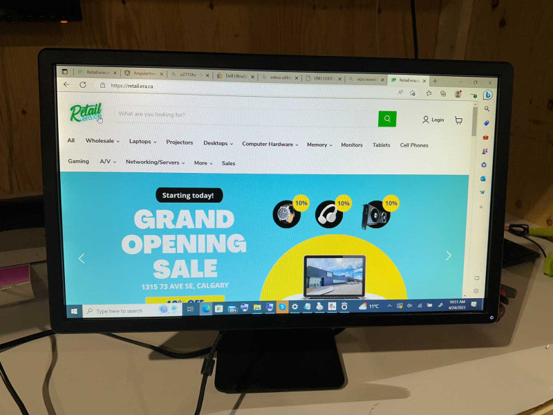 Dell 24\\" 60 Hz TN HD LCD Monitor 5 ms 1920 x 1080 D-Sub, DVI-D E2414H