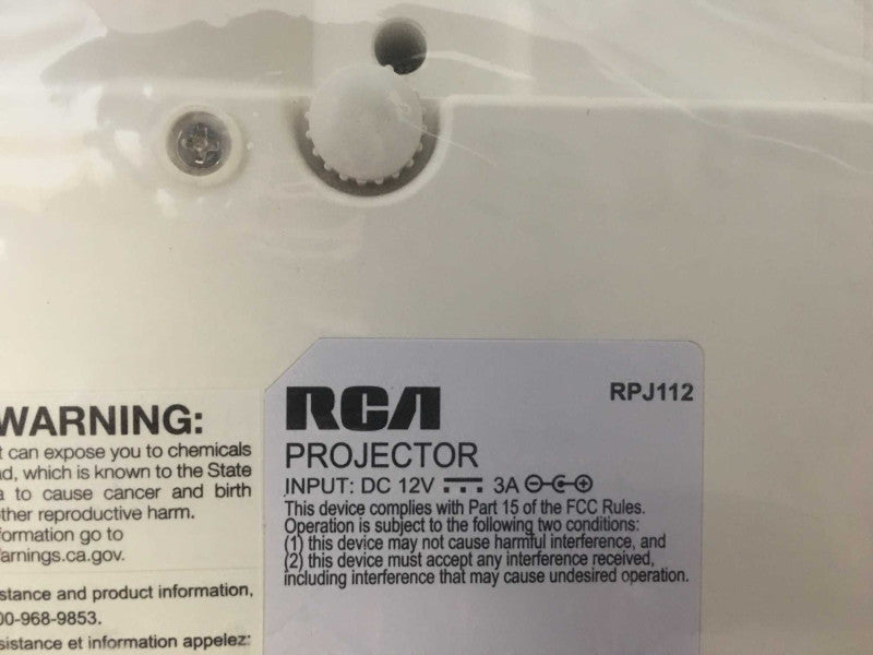 RCA RPJ112 Home Theater Projector  _