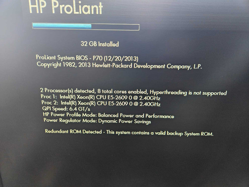 HP ProLiant DL380P Gen8 2x Xeon E5-2609 0 @ 2.40GHz 32 GB RAM P420 RAID  )